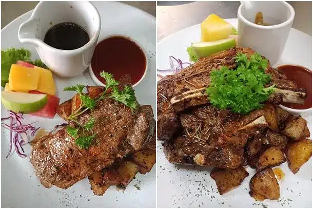 Hot Chicken Chop Melaka Steak - Gambar Daging
